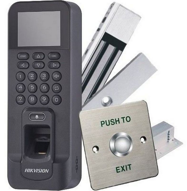 KIT Terminal de control acces cu amprenta, Hikvision, DS-KAS261