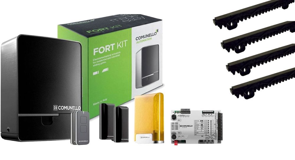 Automatizare pentru poarta culisanta, Comunello Fort 400 + 4 metri cremaliera, KITFORT400CRM