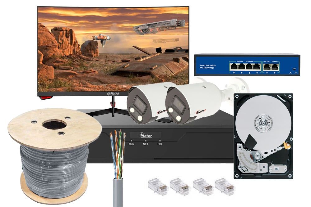 Kit supraveghere Statie ITP 2 camere ordin Nr.1319/2016, Safer KITITP1