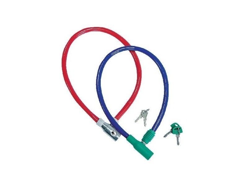 Lacat antifurt bicicleta cu cheie 550MM cu inchizator cromat