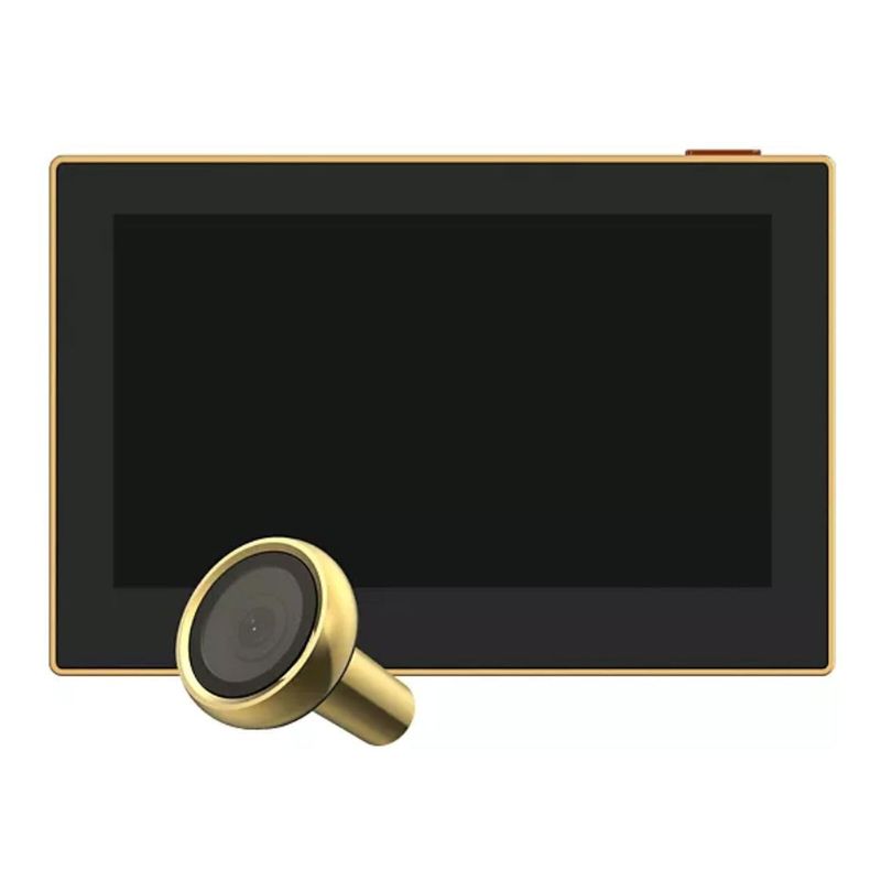 Vizor digital de usa Ezviz, Wi-Fi, ecran interior color, unghi larg de vizualizare, alimentare pe baterie, CS-HP2 (2MP) Golden