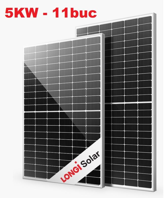 Pachet 11 panouri Longi 450W - Total 5 KW