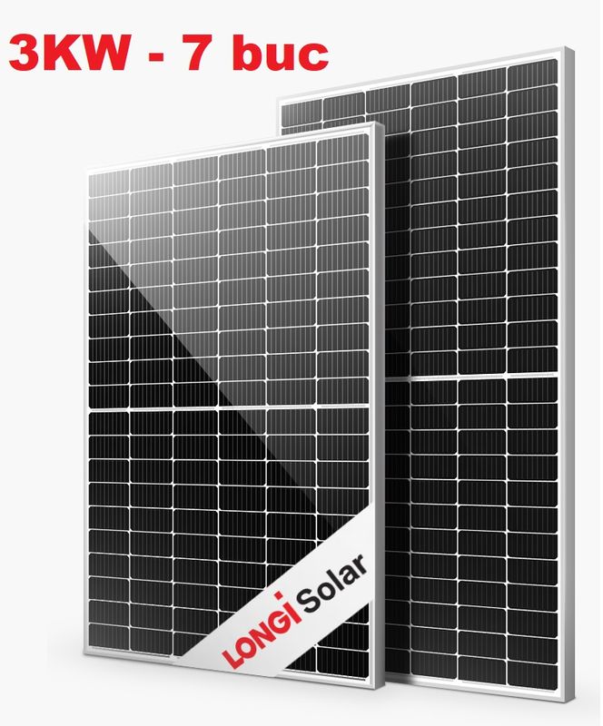 Pachet 7 panouri Longi 450W - Total 3,15KW  ( LR4-72HPH-450MX7)