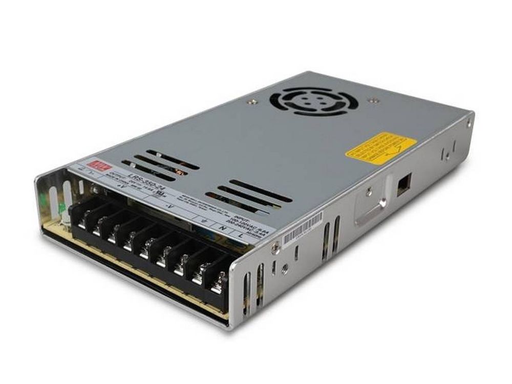 Sursa de alimentare in comutatie, 24V, 14.6A, montare incastrata, carcasa metalica, Mean Well LRS-350-24