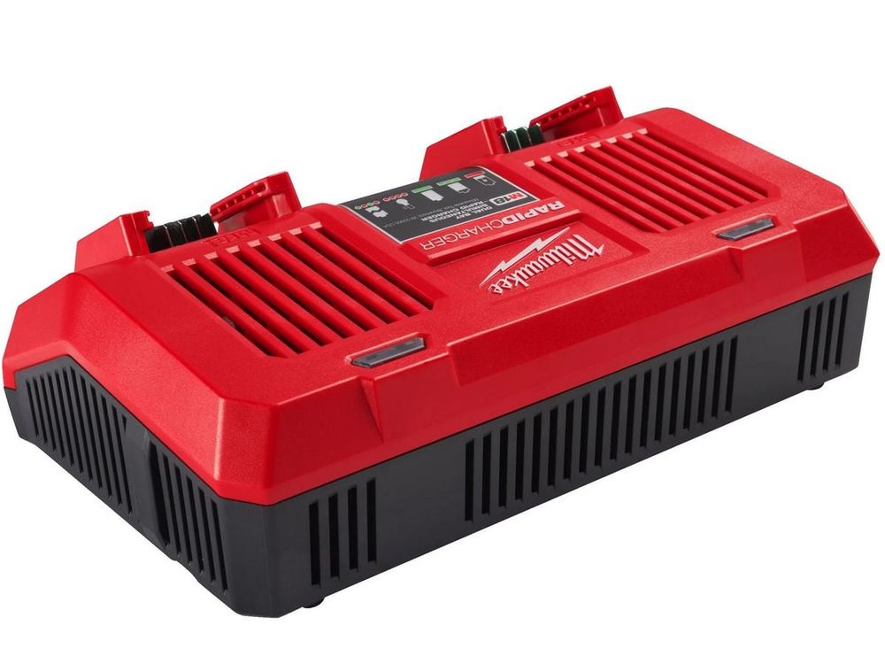Incarcator dublu Milwaukee M18, incarcare 2 acumulatori M18, REDLINK, montaj perete, 4932472073