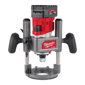 Freza verticala acumulator pentru lemn Milwaukee M18 FUEL, 4933493304, 18V, bucsa 12mm, 12000-25000 rpm, LED dublu