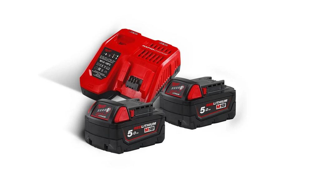 Pachet NRG Milwaukee M18, 2x acumulator M18, 1 incarcator rapid, 4933459217