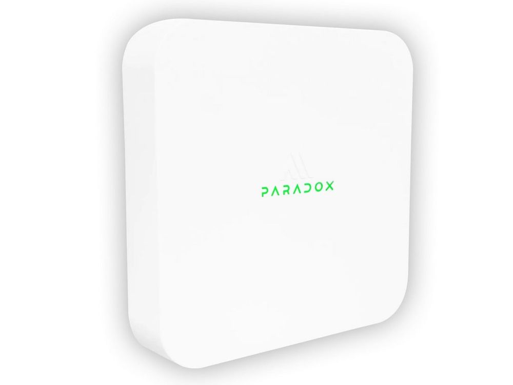 Centrala Paradox M25, hibrida, wireless, 100 zone, 128 utilizatori si telecomenzi, 10 partitii, 868MHz, Wi-Fi-, LTE, Ethernet, PoE 10W, aplicatie mobila