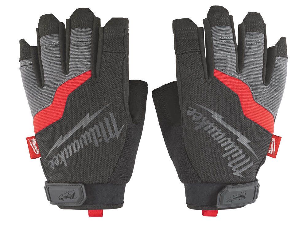 Manusi de protectie fara degete Milwaukee, marime 8/M, EN ISO 21420 , 48229741