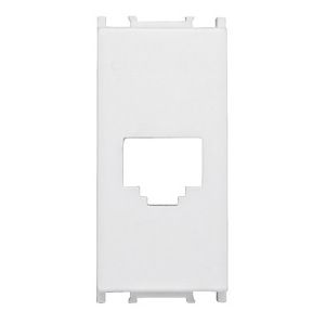 Masca pentru RJ45 ET102017 TOOLLESS LINE jack, 1M, alb, Schrack