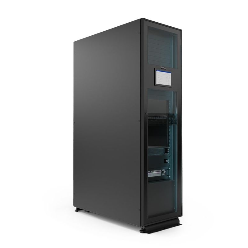 Micro data center rack cu UPS 42U NJOY Forge MDC 6K-42U, 6kW, racire AC 3.5kW, display touch 10.1, IP50, seismic L8