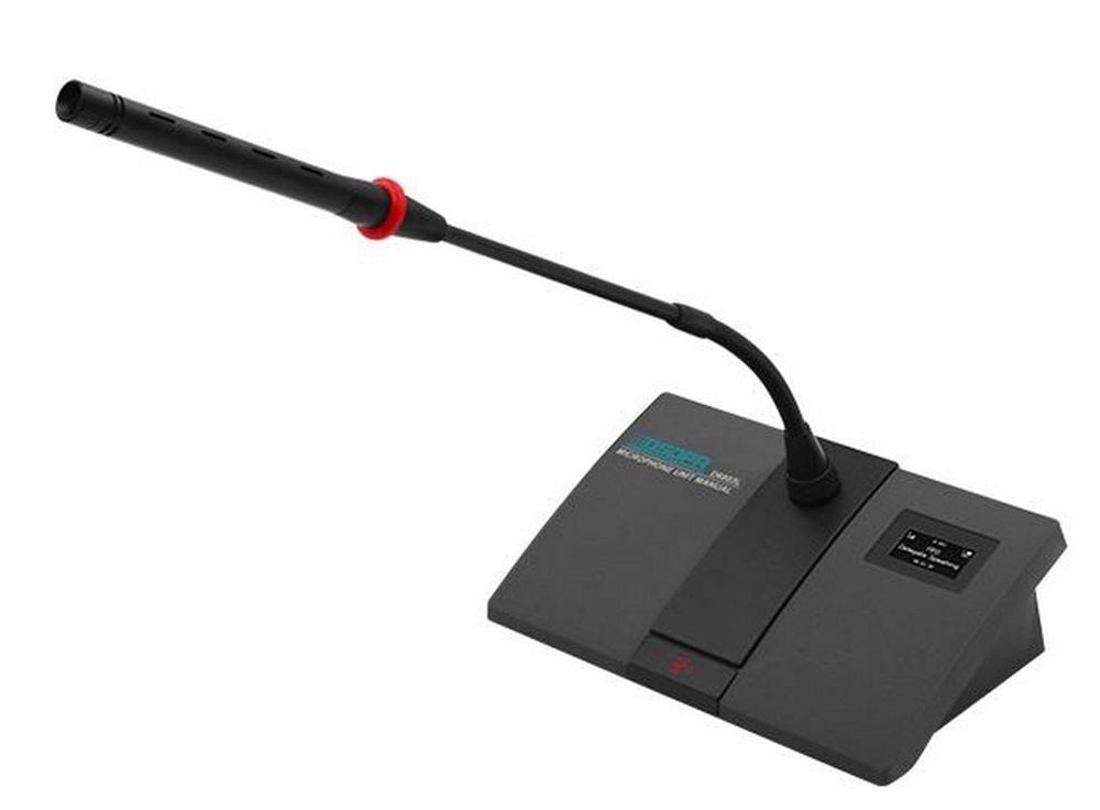 Microfon delegat wireless pentru videoconferinte, 2.4 GHz, baterie 2100mAh, 10mW, ecran LCD, DSPPA D6803L