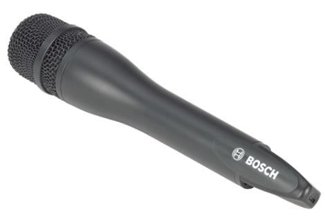 Microfon wireless cu transmitator, 722-746MHz, 193 canale UHF, Bosch MW1-HTX-F5