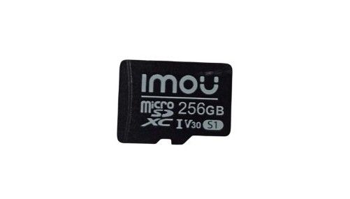 [RESIGILAT] Card de memorie microSD iMOU S1, 256 GB, U3, V30 38/95 MB/s, 3D TLC, potrivit pentru supraveghere video, MICROSD256-IMOU-R1