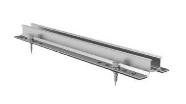 Sina montare panouri solare, inaltime 26mm, lungime 385mm, aluminiu rezistent la coroziune, PTW-MiniRail-K2-26