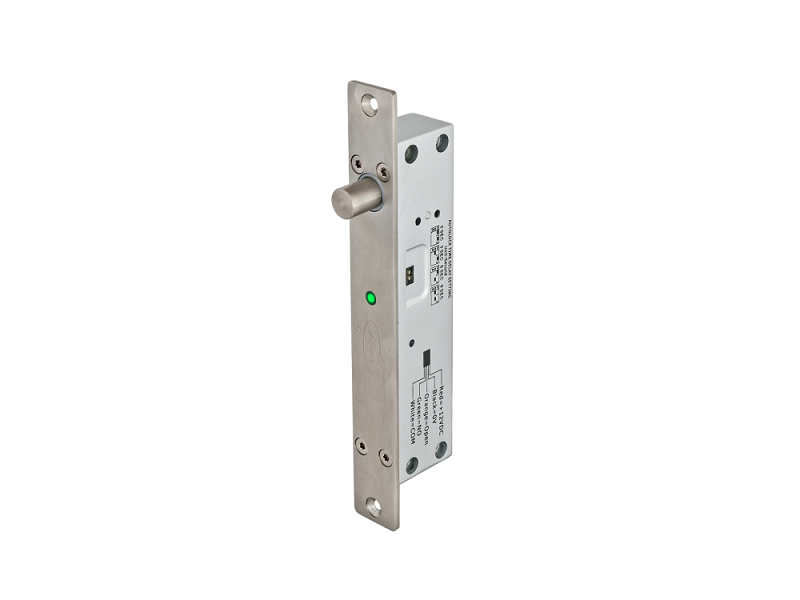 Minibolt electric fail-secure cu actiune magnetica si senzor YB-500B(LED)
