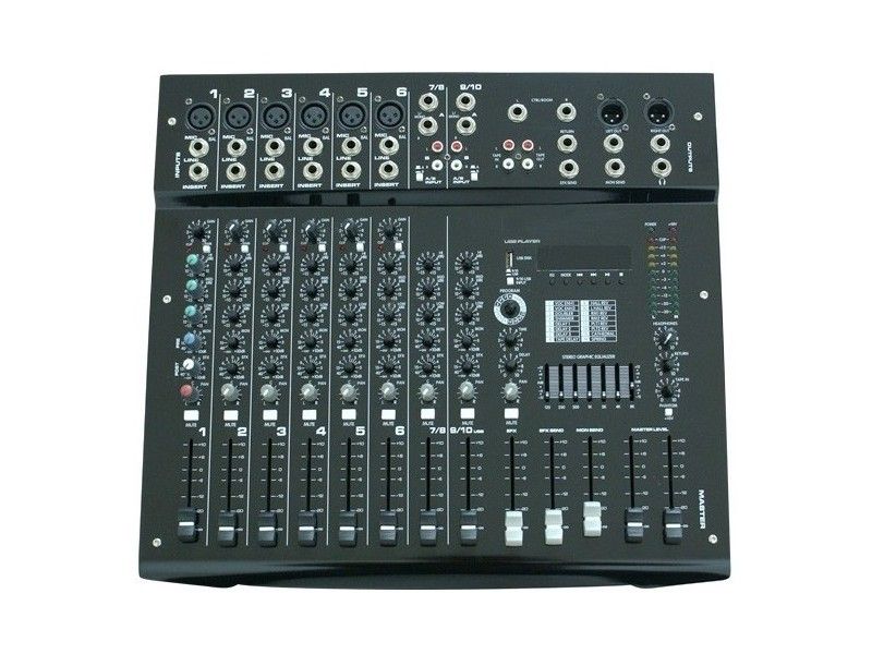 Mixer amplificator 10 canale 2X200W RMS
