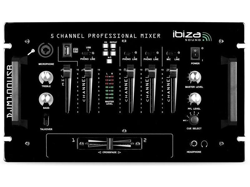 MIXER DJ 5 CANALE CU USB/MP3