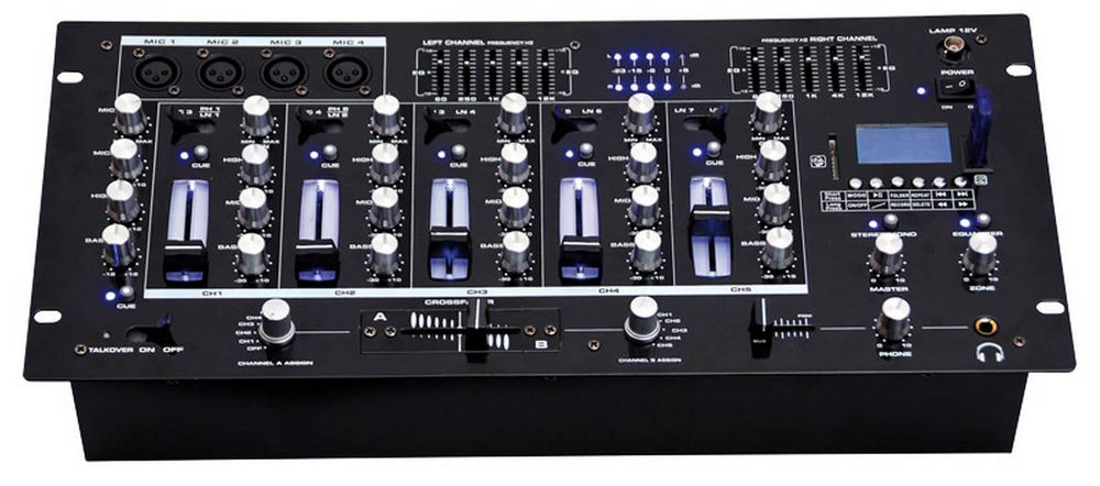 Mixer audio, bluetooth, 6 canale, 14 intrari, ACTIV218