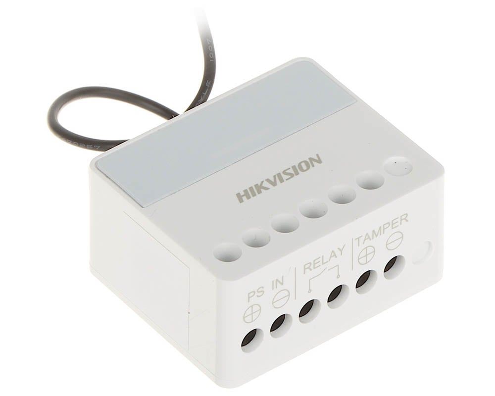 Modul de tip Releu Wireless Hikvision AX PRO, DS-PM1-O1L-WE