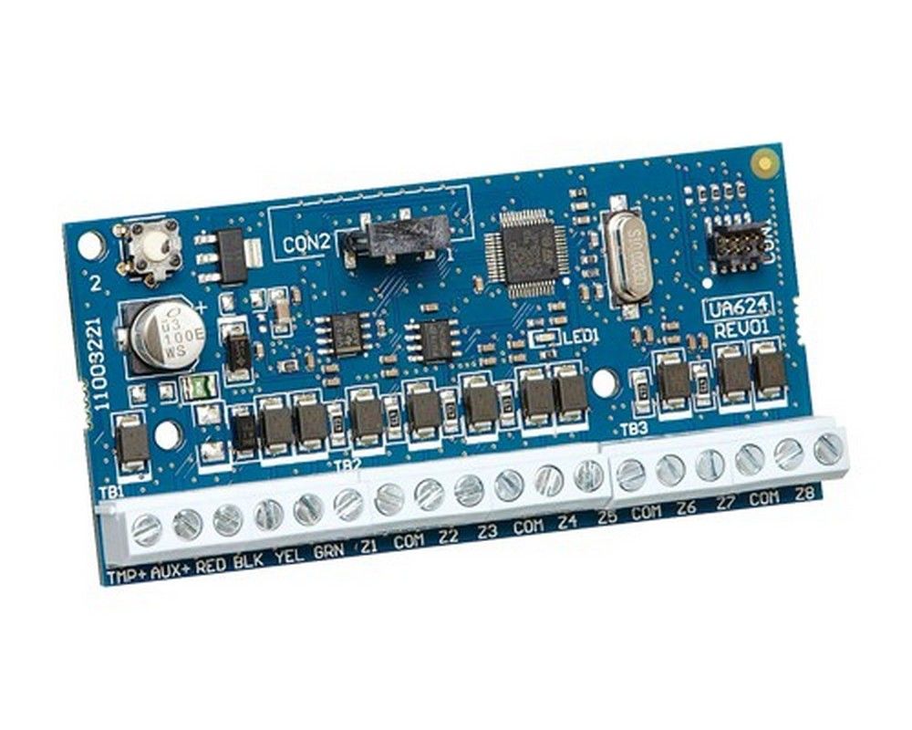 Modul de extensie 8 zone DSC PRO-HSM2108, intrare NC/EOL/DEOL, pentru seria POWER PRO