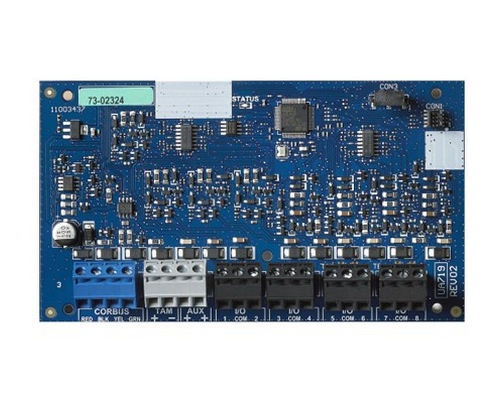 Modul de extensie 8 zone DSC PRO-HSM3408, intrare NC/EOL/DEOL, utilizat in configuratiile de sistem Grade 3
