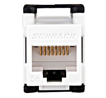 Modul RJ45 neecranat, Cat.5e, TOOLLESS LINE, Schrack HSEMRJ5UWS