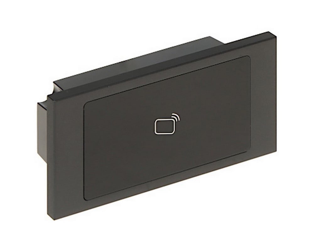 Modul videointerfon Dahua VTO4202FB-MR1, cititor de carduri, 125kHz, aluminiu, negru