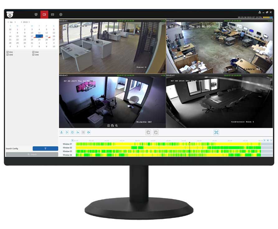 Monitor 22 LED audio inclus 6.5 ms VGA si HDMI 1080P SAF-MNT22-FHD-V2