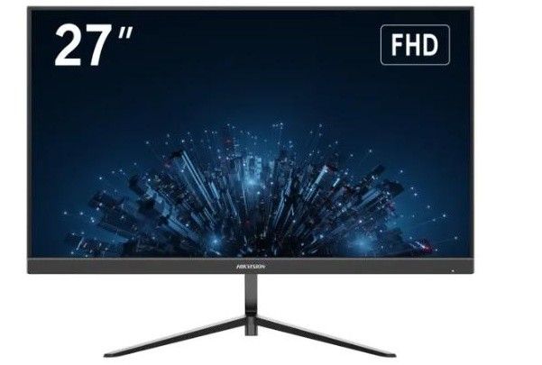 Monitor Hikvision, 27 inch, IPS FHD, 100Hz, rame ultra-subtiri, protectie ochi, VESA, unghi vizualizare 178 grade, DS-D5027F3-2P2