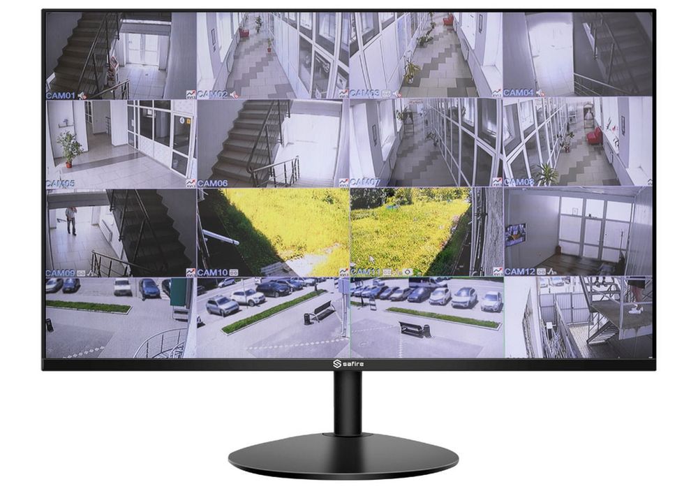 Monitor LED 27 inch, Wide, 1920 X 1080 Full HD, VGA, HDMI, Negru, SF-MNT27-FHD-SLIM