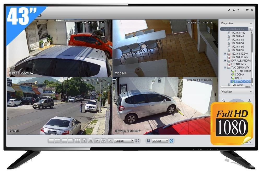 Monitor supraveghere 1080P 43 inci Dahua MNT43-FHD