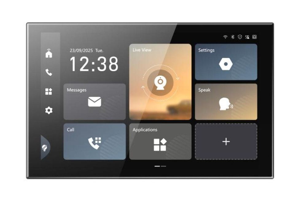 Monitor videointerfon IP Hikvision DS-KH9570-WTE1/S, Wi-Fi touchscreen 10.1 inch, IPS 1920x1200, Android 14, 4GB RAM, audio, PoE, slot SD