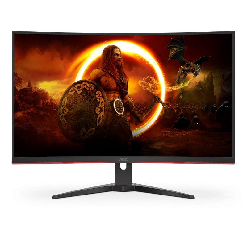 Monitor Full HD 1080p,  AoC 31 inch / 80 cm, 2 x HDMI, VGA, Display Port, 165Hz, C32G2AE/BK