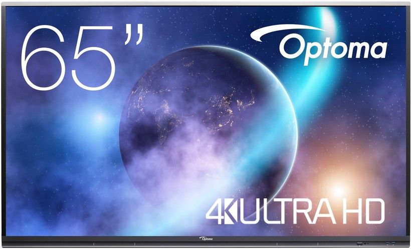 Monitor interactiv 4K UHD 5652RK Optoma, diagonala 65"(165cm), HDMI, USB, VGA, H1F0C0CBW101