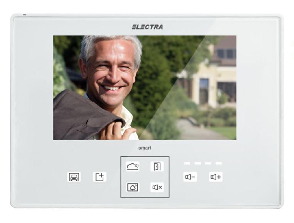 [RESIGILAT] Monitor videointerfon de interior, Electra, 7 inch, color, smart, alb, VTM.7S403.ELW04-R