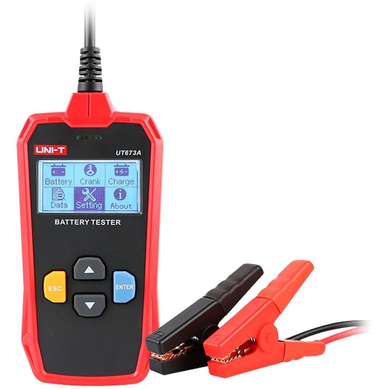 Tester pentru baterii 12/24V UNI-T UT673A
