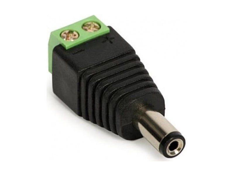 Mufa alimentare camere 12V, conector TATA, cu surub, DCM