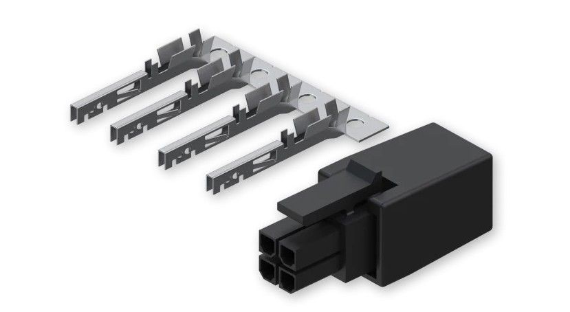 Mufa cu 4 pini, suporta pana la 250V, 5A, PR4MK04K, compatibila cu Teltonika RUT200