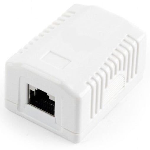 Priza simpla aplicata UTP, CAT5e, regleta Krone, Gembird NCAC-1U5E-01