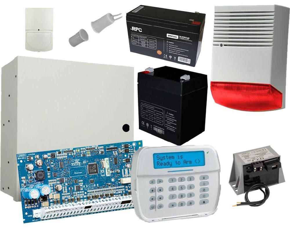 Sistem de alarma hybrid 2 zone de exterior DSC NEOKIT2EXT-BUNDLE