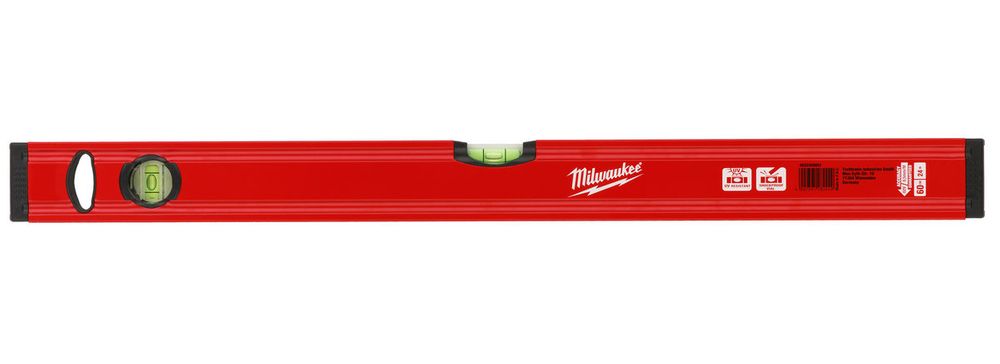 Nivela subtire Milwaukee Slim Box, lungime 60 cm, cu 2 indicatori, 4932459091