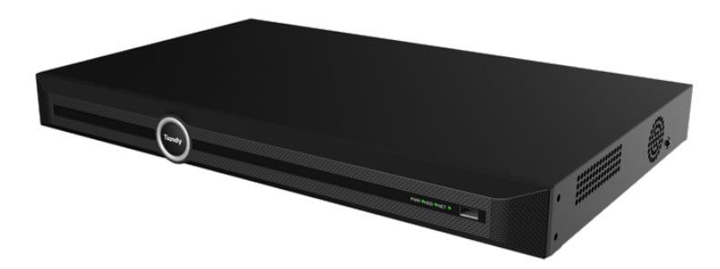 NVR 20 canale Tiandy, pana la 16MP, PoE, latime banda 160Mbps, Tripwire, 2 x SATA, TC-R3220 216HC