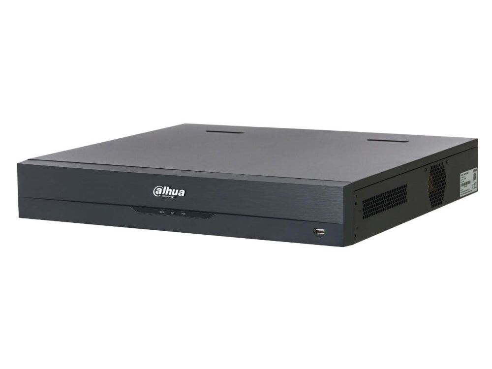 NVR 64 canale IP Dahua N520464-FI2, 4 HDD, WizSense+, 32 MP, 448 Mbps, HDMI 8K, AI AcuPick, protectie perimetru, SMD Plus
