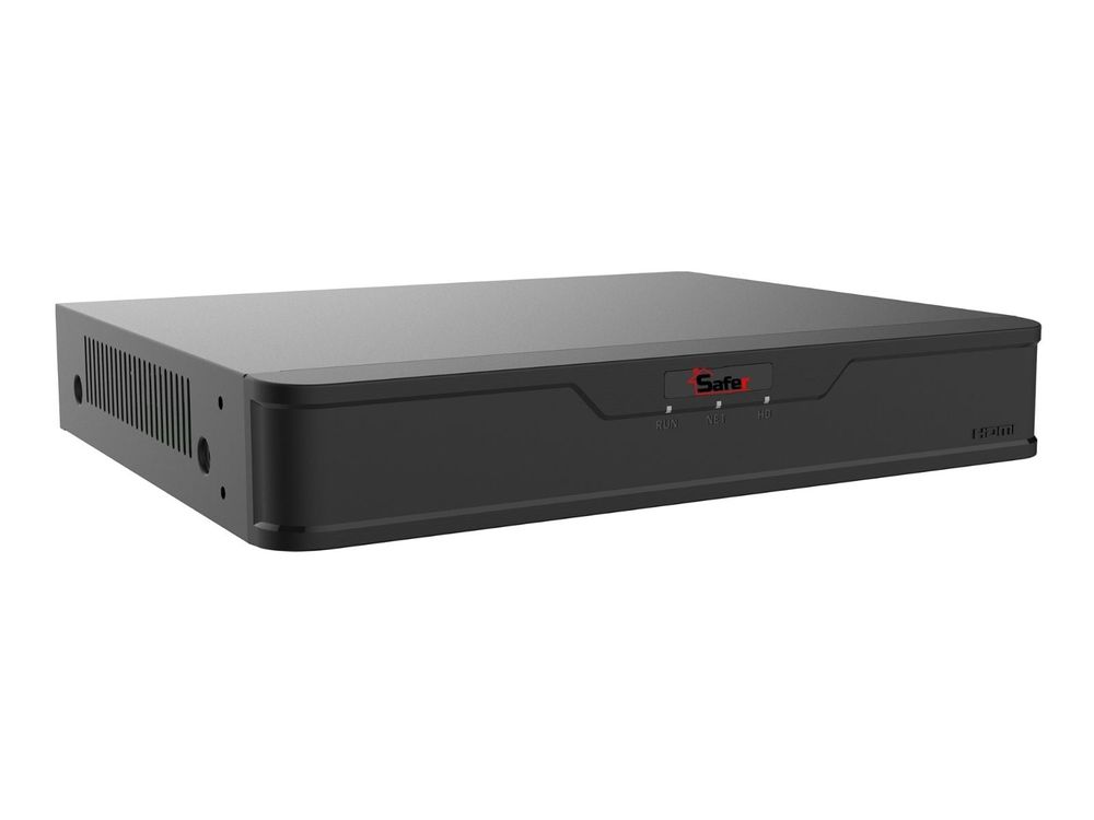 NVR 8 canale Safer, 12 MP, iesire 4K, Ultra H.265, 80 Mbps, 1xSATA, detectie AI, SAF-NVR30108E-IQ(U)