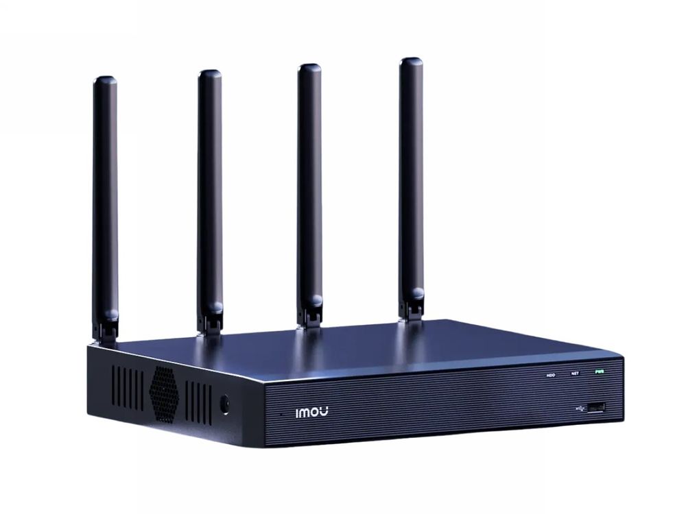 NVR wireless Imou, 10 canale, 8MP/4K UHD, Smart Detection, 1xSATA pana la 16TB, LAN 10/100 + Wi-Fi 6 dual band 2.4/5GHz, NVR-N110W-8A0E-P