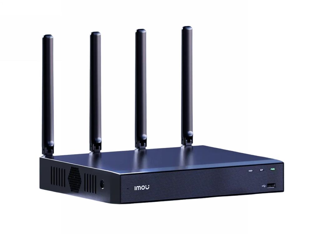 NVR IP, 18 canale, Wi-Fi 6 dual band, 8MP (4K), Smart Detection, 1xSATA pana la 16TB, H.265/H.264, Imou, NVR-N118W-8A0E-P