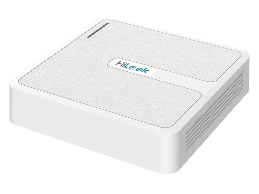 NVR supraveghere IP HiLook Mini 1U NVR-108H-D, 8 canale, 6 MP, H.265+, 60 Mbps, 1xSATA, HDMI si VGA Full HD, detectie intruziune