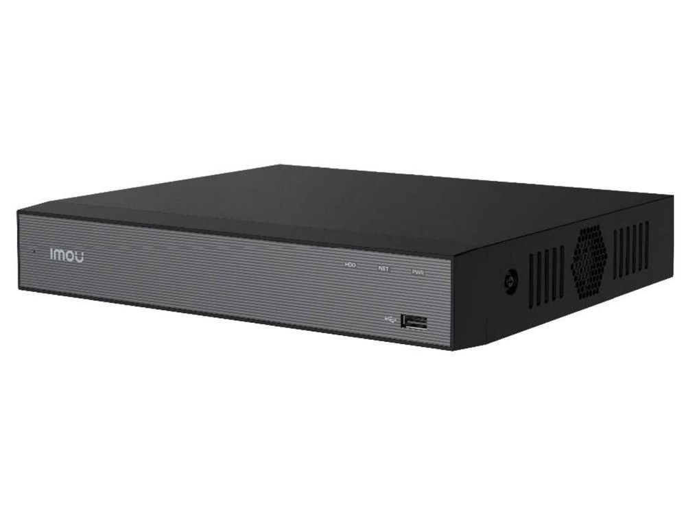 NVR supraveghere IP Imou, 10 canale, 4 porturi PoE, 8 MP, iesire HDMI 4K, H.265, 1xSATA, detectie inteligenta, NVR-N110P4-8A0E-P