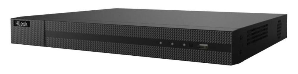 NVR supraveghere video Hikvision HiLook NVR-208MH-K/8P, 8 porturi PoE, 4K, banda 80 Mbps, 2 interfete SATA, functii AI